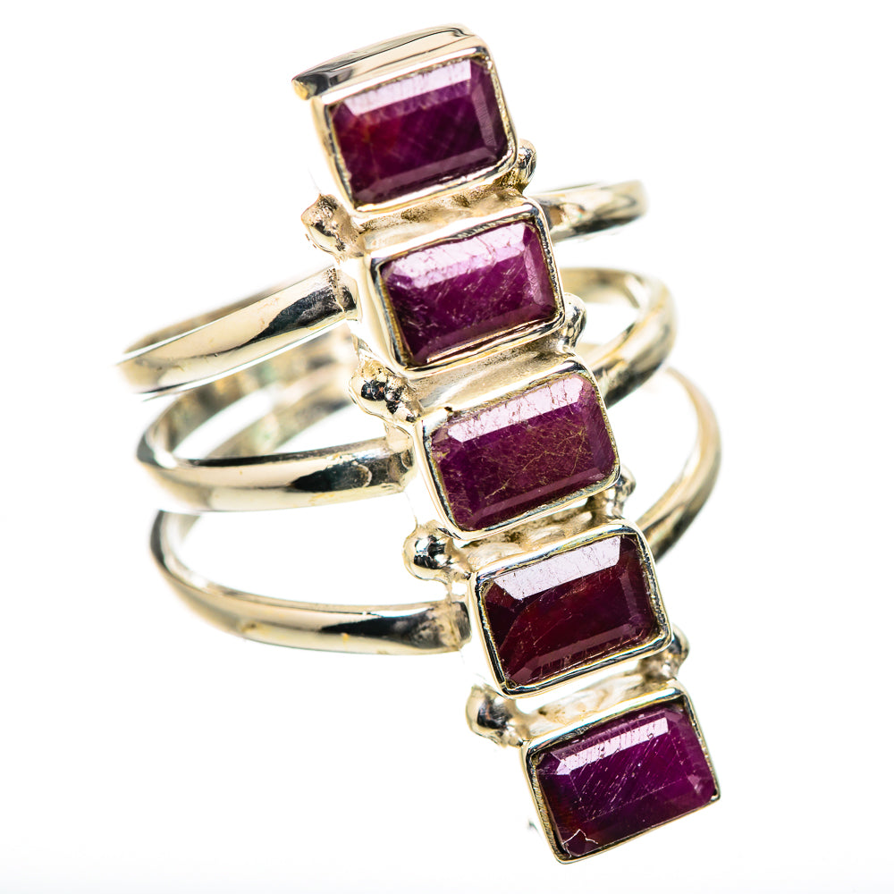 Ruby Rings handcrafted by Ana Silver Co - RING131711 - Photo 2