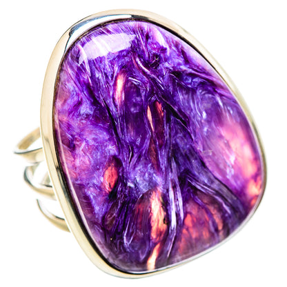Charoite Rings handcrafted by Ana Silver Co - RING131712 - Photo 2