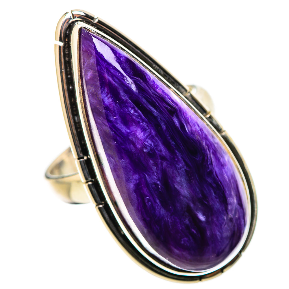 Charoite Rings handcrafted by Ana Silver Co - RING131713 - Photo 2