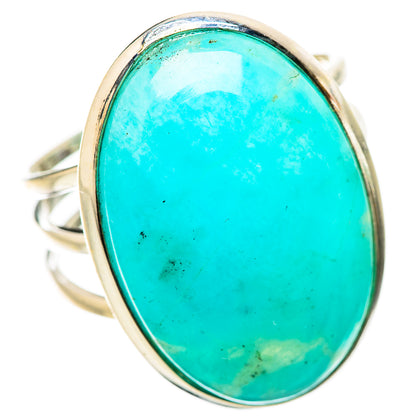 Peruvian Amazonite Rings handcrafted by Ana Silver Co - RING131723 - Photo 2