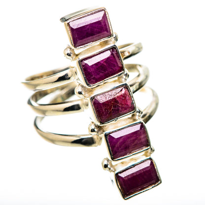 Ruby Rings handcrafted by Ana Silver Co - RING131729 - Photo 2