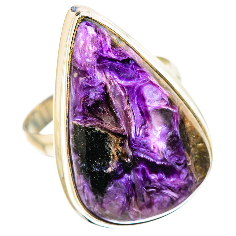 Charoite Rings handcrafted by Ana Silver Co - RING131733 - Photo 2