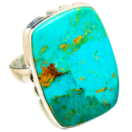 Chrysocolla Rings handcrafted by Ana Silver Co - RING131739 - Photo 2