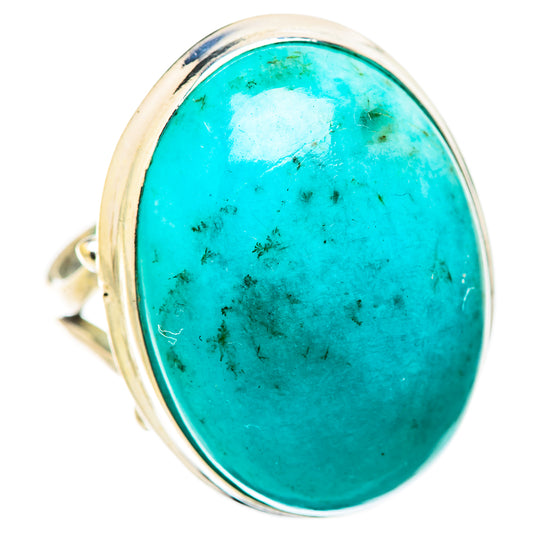 Chrysocolla Rings handcrafted by Ana Silver Co - RING131747 - Photo 2