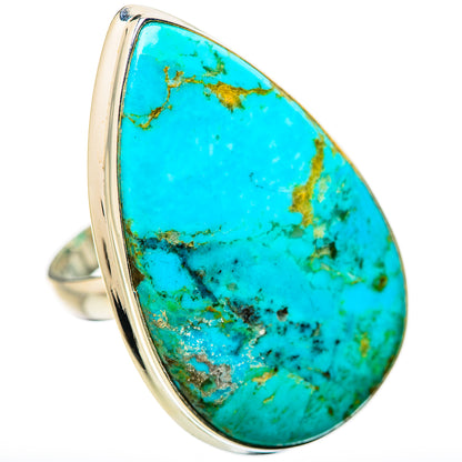 Chrysocolla Rings handcrafted by Ana Silver Co - RING131748 - Photo 2