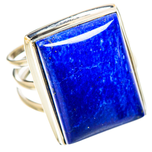 Lapis Lazuli Rings handcrafted by Ana Silver Co - RING131749 - Photo 2