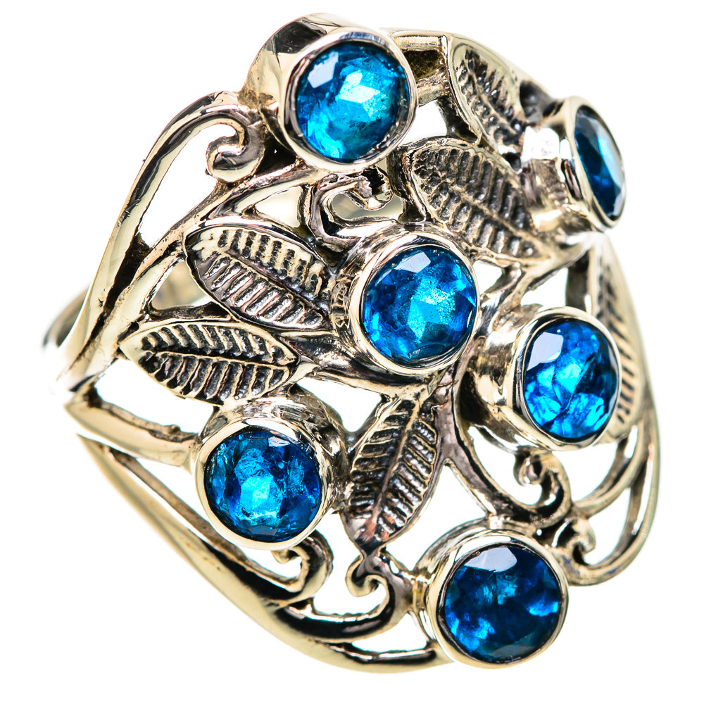 Swiss Blue Topaz Rings handcrafted by Ana Silver Co - RING131752 - Photo 2