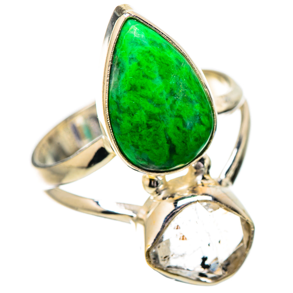 Gaspeite Rings handcrafted by Ana Silver Co - RING131769 - Photo 2