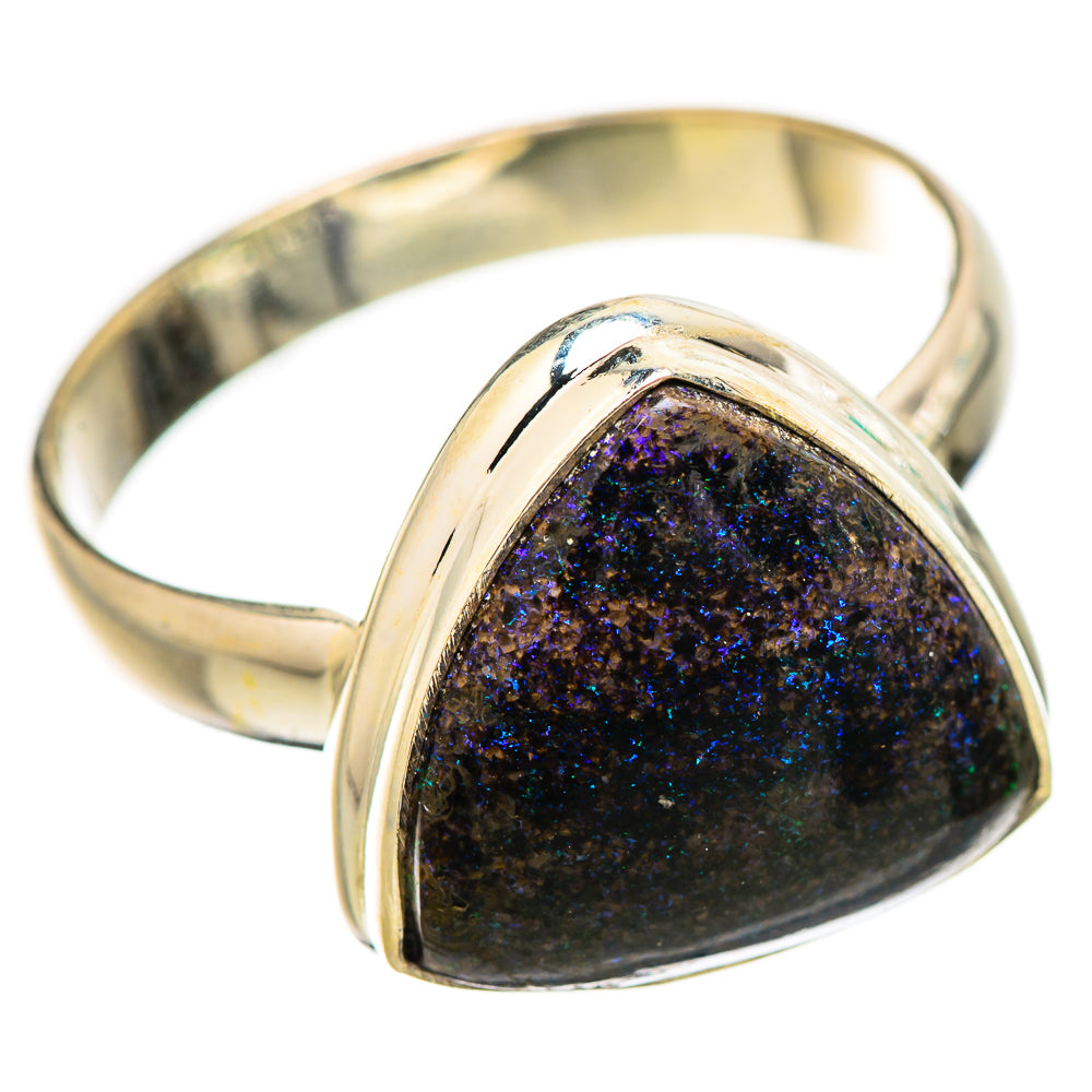 Andamooka Opal Rings handcrafted by Ana Silver Co - RING131793 - Photo 2