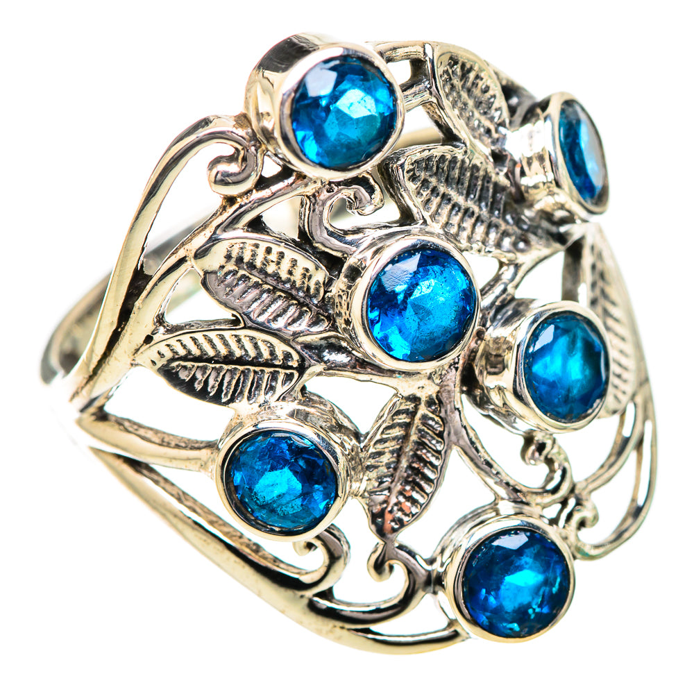 Swiss Blue Topaz Rings handcrafted by Ana Silver Co - RING131798 - Photo 2