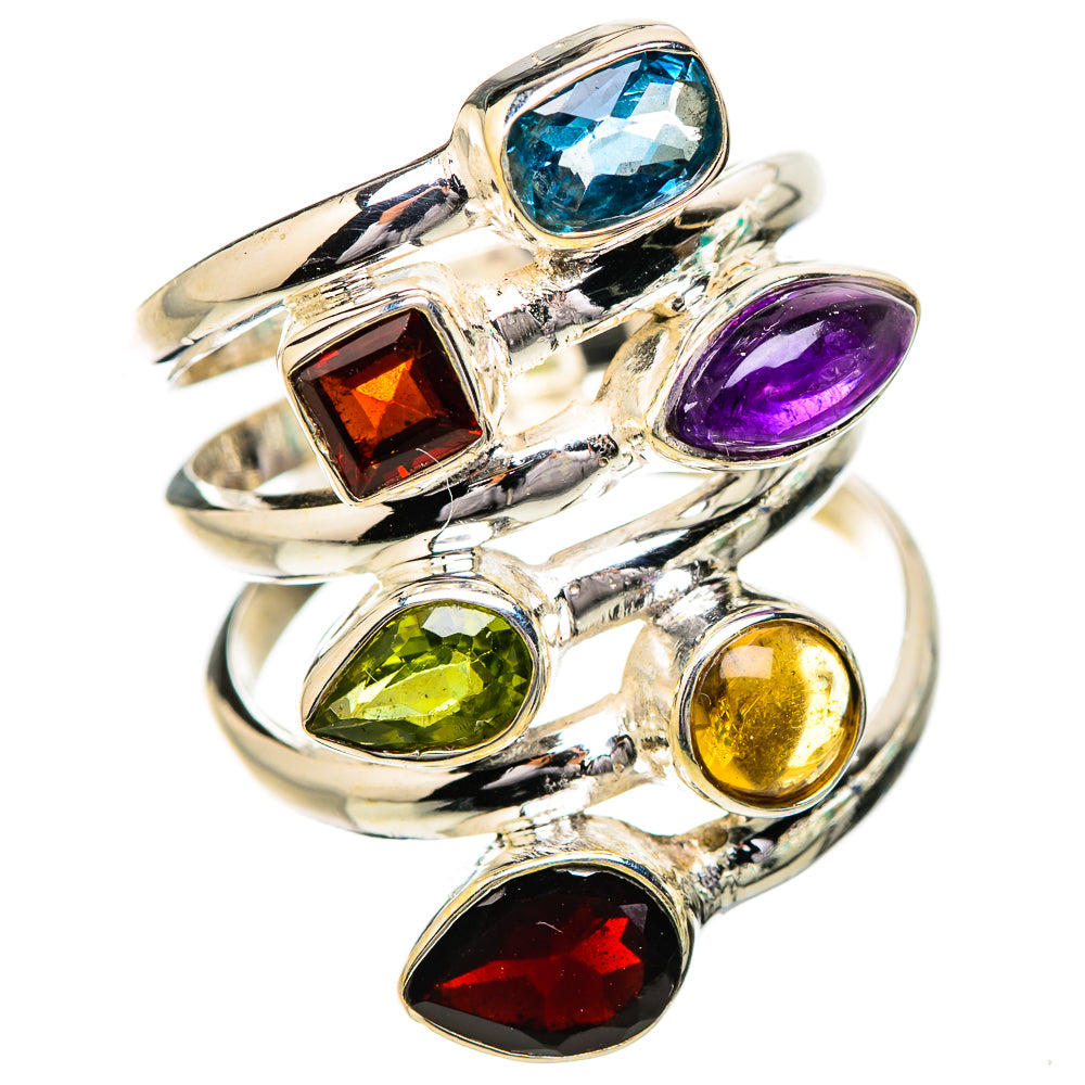 Garnet Rings handcrafted by Ana Silver Co - RING131807 - Photo 2