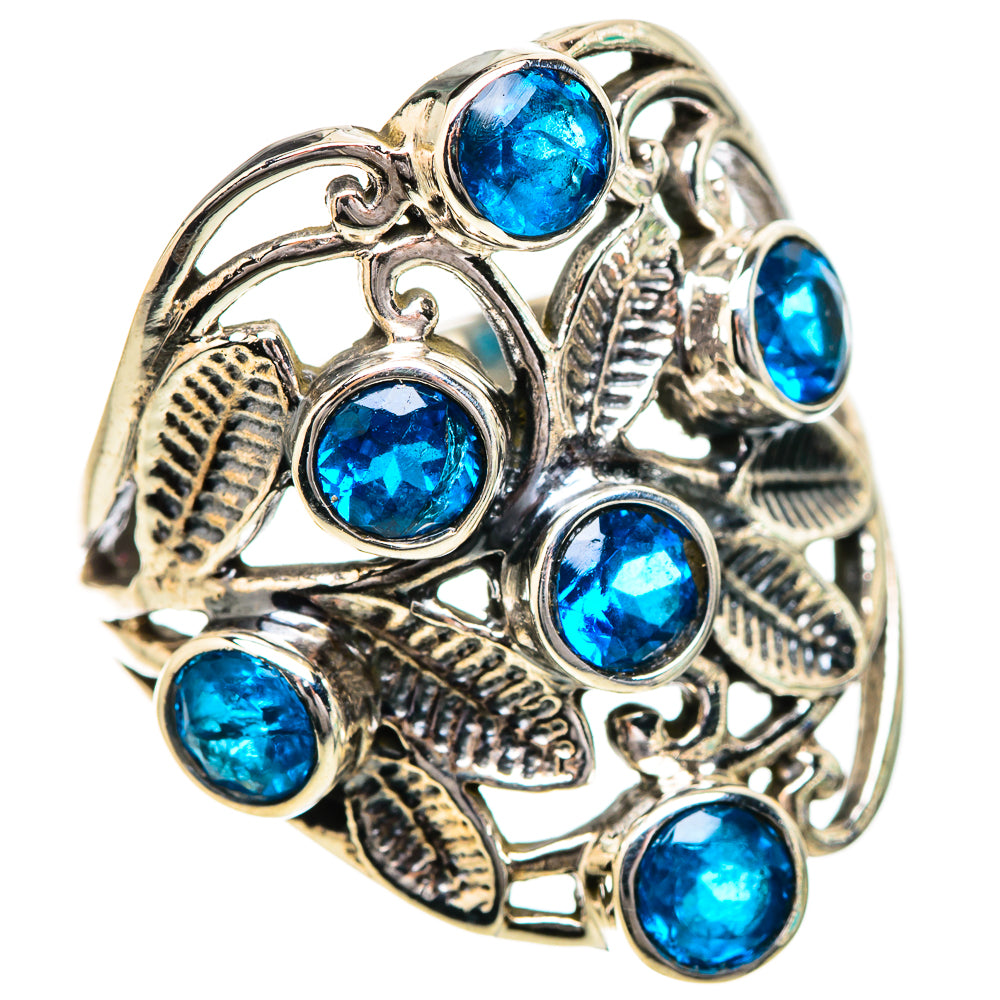 Swiss Blue Topaz Rings handcrafted by Ana Silver Co - RING131808 - Photo 2
