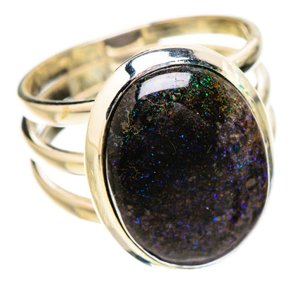 Andamooka Opal Rings handcrafted by Ana Silver Co - RING131818 - Photo 2