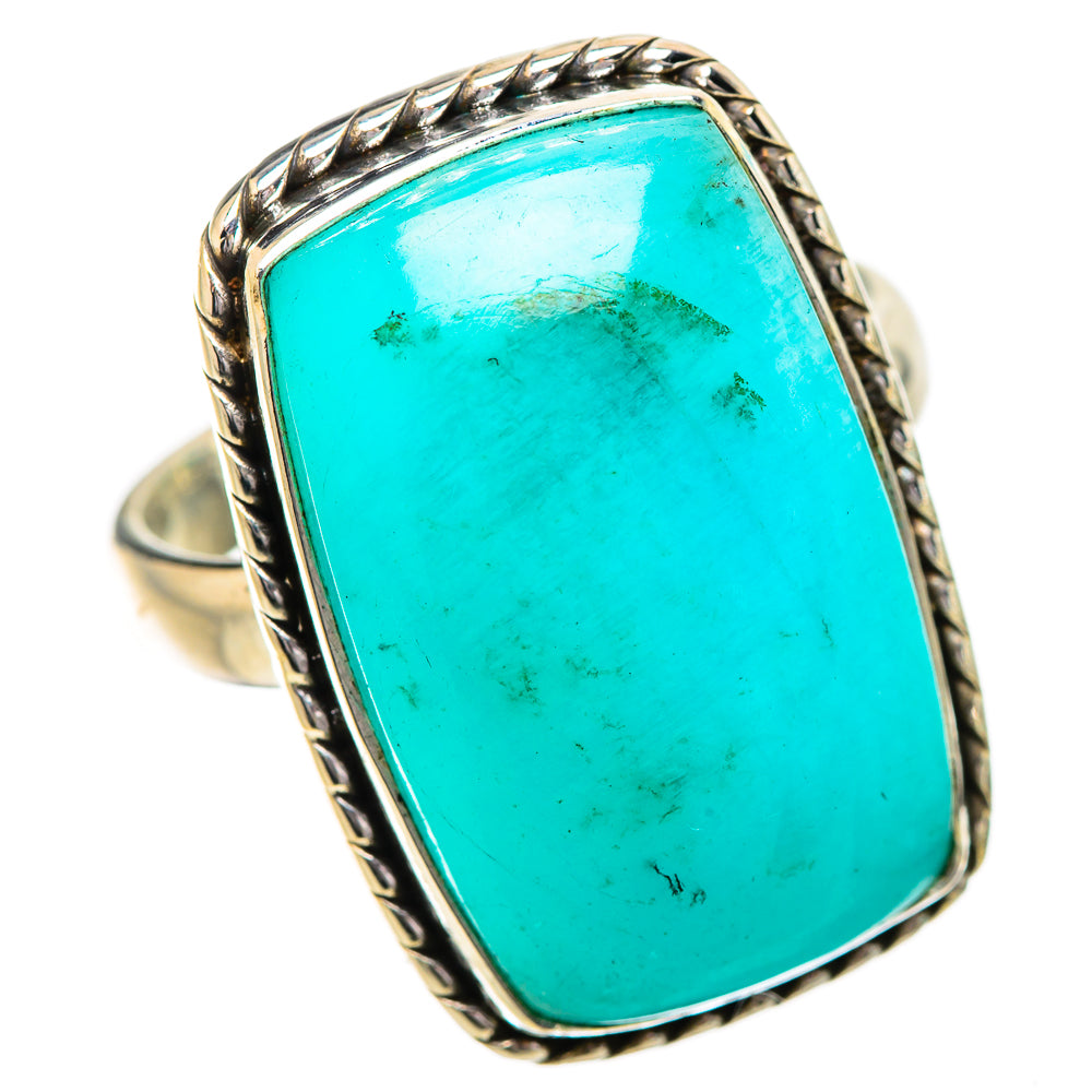 Amazonite Rings handcrafted by Ana Silver Co - RING131821 - Photo 2