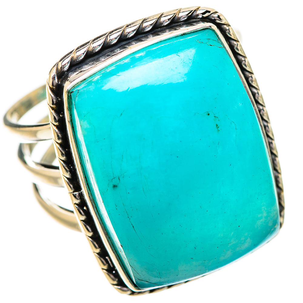 Amazonite Rings handcrafted by Ana Silver Co - RING131829 - Photo 2