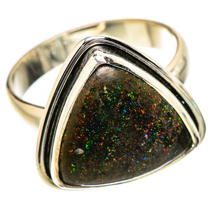 Andamooka Opal Rings handcrafted by Ana Silver Co - RING131836 - Photo 2