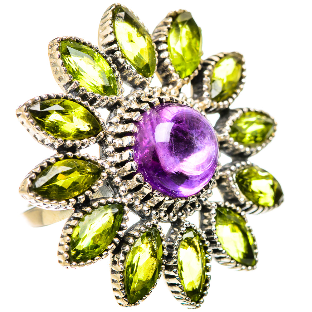 Amethyst Rings handcrafted by Ana Silver Co - RING131850 - Photo 2