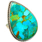 Chrysocolla Rings handcrafted by Ana Silver Co - RING131855 - Photo 2