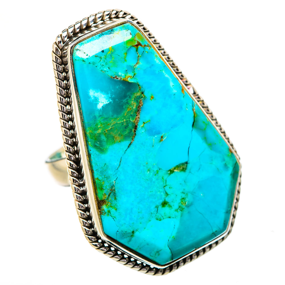 Chrysocolla Rings handcrafted by Ana Silver Co - RING131857 - Photo 2