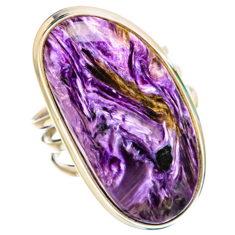 Charoite Rings handcrafted by Ana Silver Co - RING131866 - Photo 2
