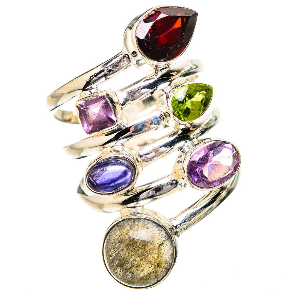 Garnet Rings handcrafted by Ana Silver Co - RING131868 - Photo 2