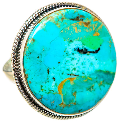 Chrysocolla Rings handcrafted by Ana Silver Co - RING131876 - Photo 2