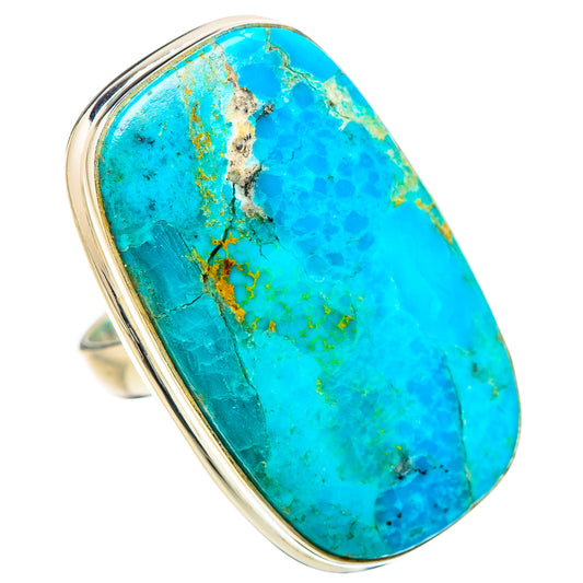 Chrysocolla Rings handcrafted by Ana Silver Co - RING131877 - Photo 2