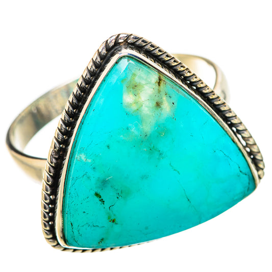 Chrysocolla Rings handcrafted by Ana Silver Co - RING131878 - Photo 2