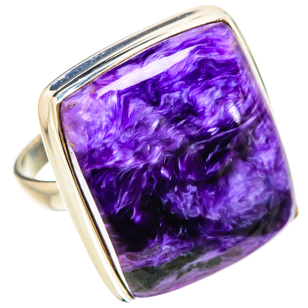 Charoite Rings handcrafted by Ana Silver Co - RING131885 - Photo 2