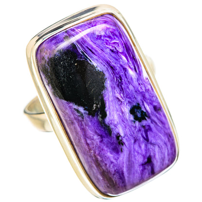 Charoite Rings handcrafted by Ana Silver Co - RING131886 - Photo 2