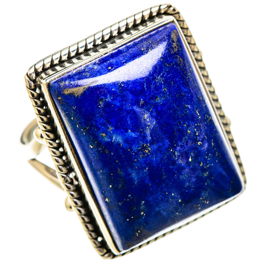 Lapis Lazuli Rings handcrafted by Ana Silver Co - RING131895 - Photo 2