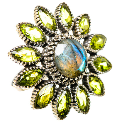 Labradorite Rings handcrafted by Ana Silver Co - RING131900 - Photo 2