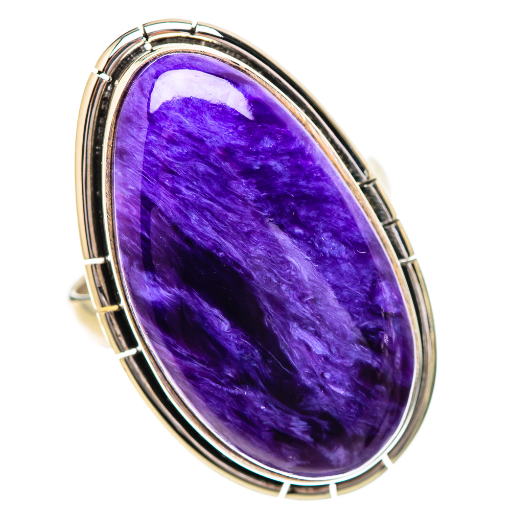 Charoite Rings handcrafted by Ana Silver Co - RING131903 - Photo 2