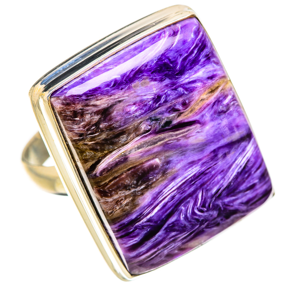 Charoite Rings handcrafted by Ana Silver Co - RING131904 - Photo 2