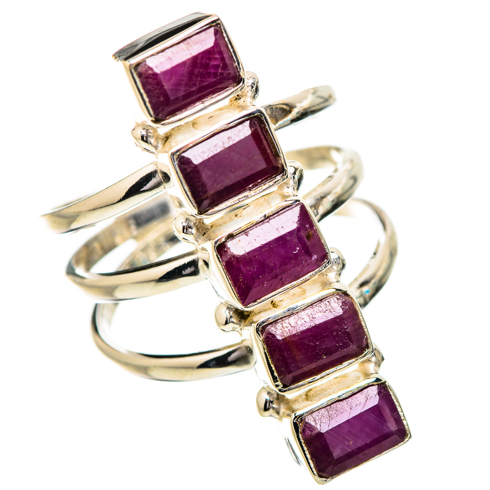 Ruby Rings handcrafted by Ana Silver Co - RING131905 - Photo 2