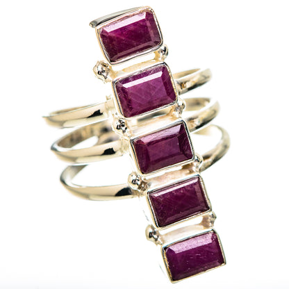 Ruby Rings handcrafted by Ana Silver Co - RING131923 - Photo 2
