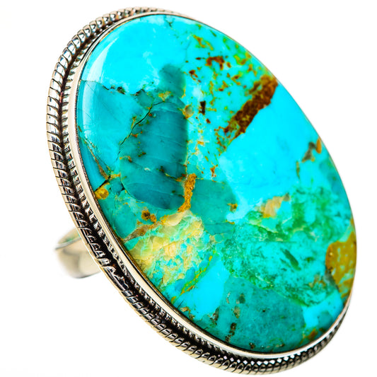 Chrysocolla Rings handcrafted by Ana Silver Co - RING131933 - Photo 2