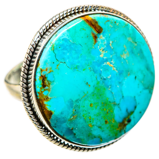 Chrysocolla Rings handcrafted by Ana Silver Co - RING131935 - Photo 2