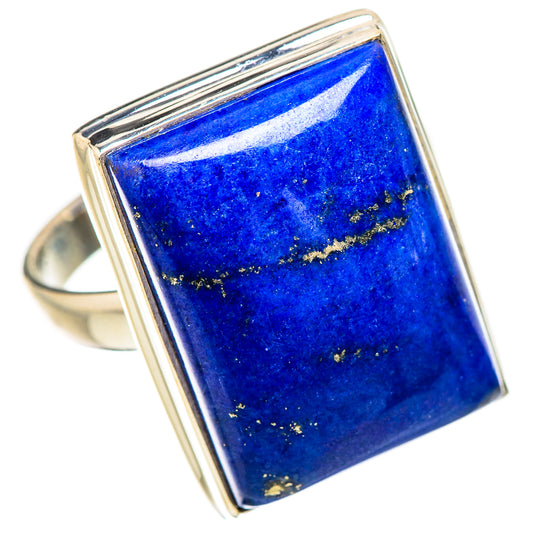 Lapis Lazuli Rings handcrafted by Ana Silver Co - RING131938 - Photo 2