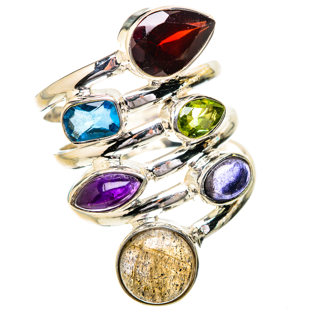 Garnet Rings handcrafted by Ana Silver Co - RING131947 - Photo 2
