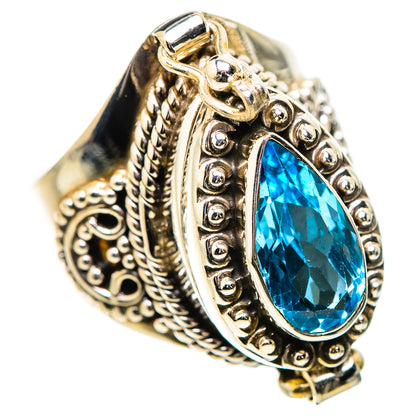 Swiss Blue Topaz Rings handcrafted by Ana Silver Co - RING131950 - Photo 2