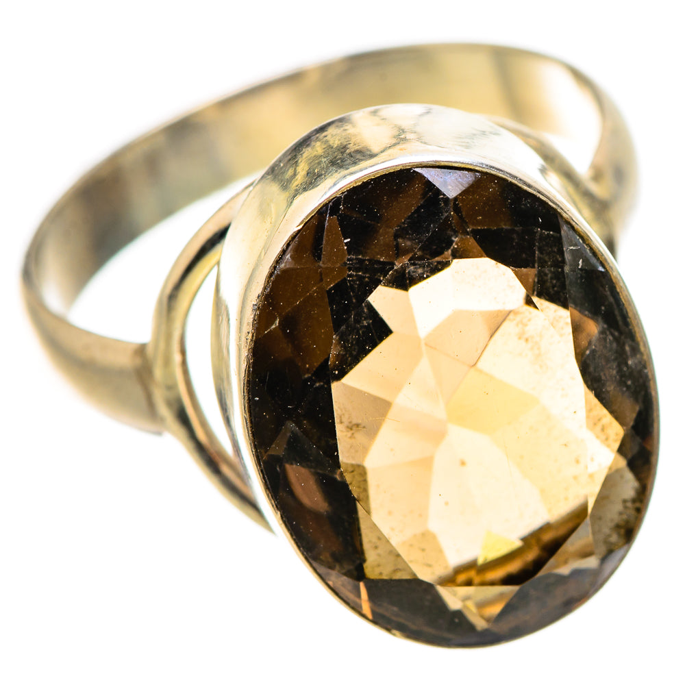 Smoky Quartz Rings handcrafted by Ana Silver Co - RING131955 - Photo 2