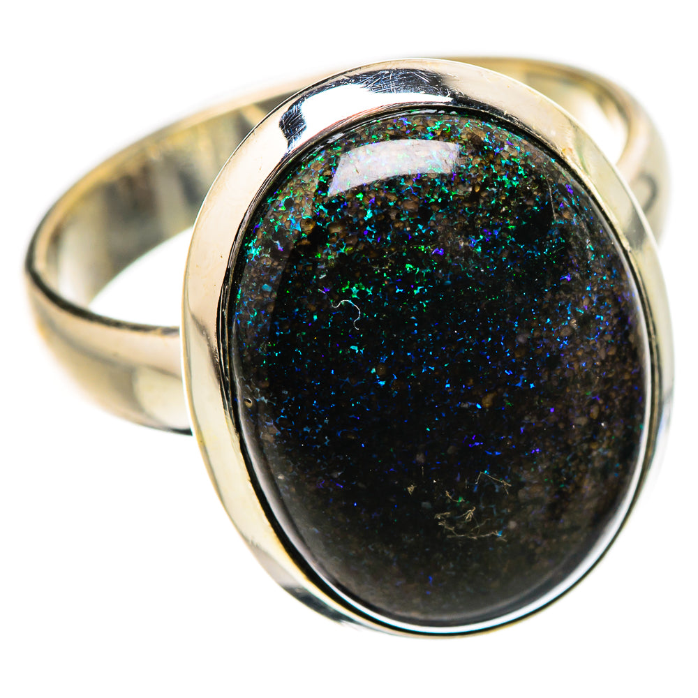 Andamooka Opal Rings handcrafted by Ana Silver Co - RING131970 - Photo 2
