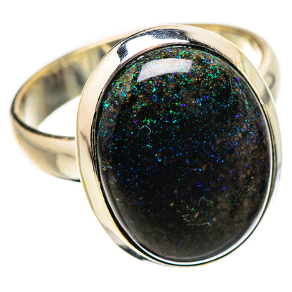 Andamooka Opal Rings handcrafted by Ana Silver Co - RING131970 - Photo 2