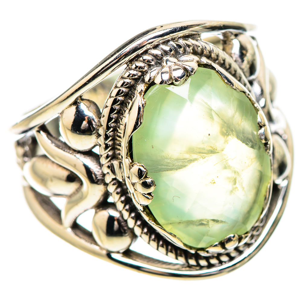 Prehnite Rings handcrafted by Ana Silver Co - RING131974 - Photo 2