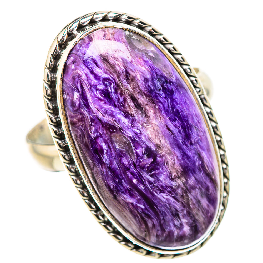 Charoite Rings handcrafted by Ana Silver Co - RING131992 - Photo 2