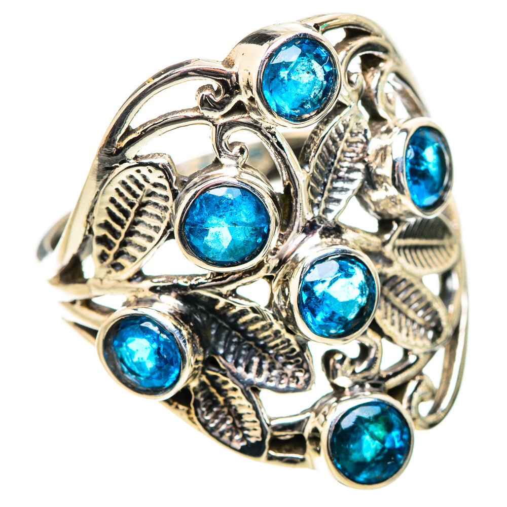 Swiss Blue Topaz Rings handcrafted by Ana Silver Co - RING132020 - Photo 2