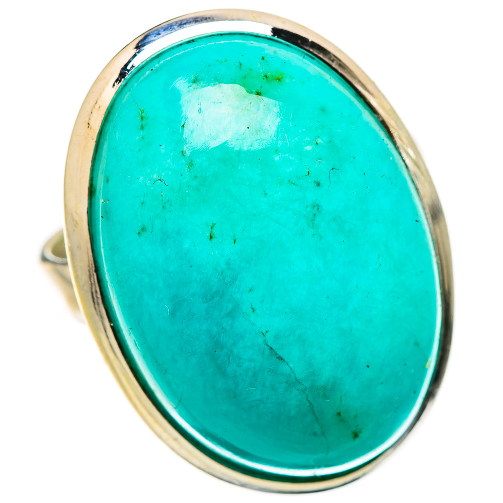 Amazonite Rings handcrafted by Ana Silver Co - RING132021 - Photo 2