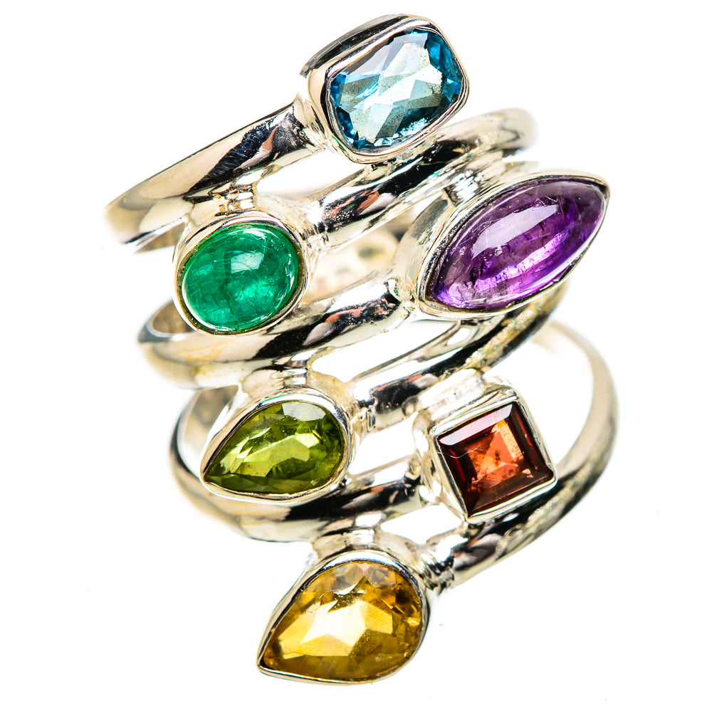 Amethyst Rings handcrafted by Ana Silver Co - RING132022 - Photo 2