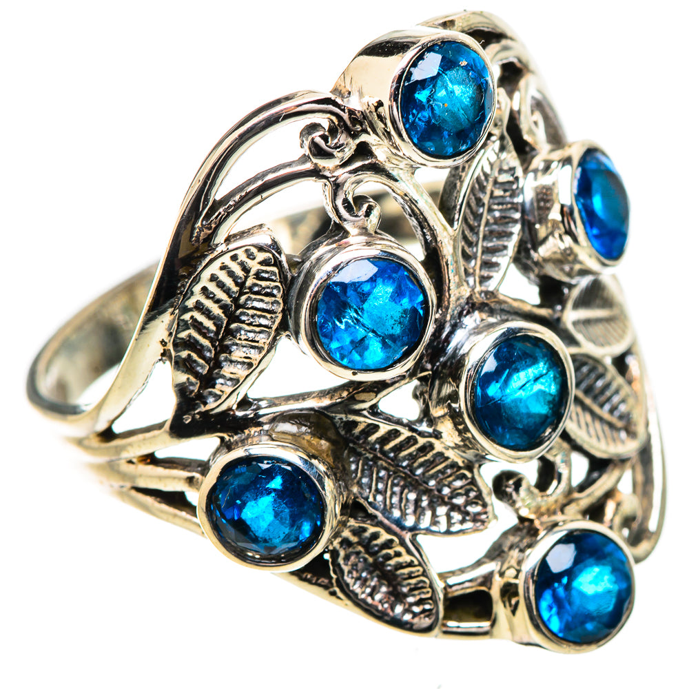 Swiss Blue Topaz Rings handcrafted by Ana Silver Co - RING132025 - Photo 2